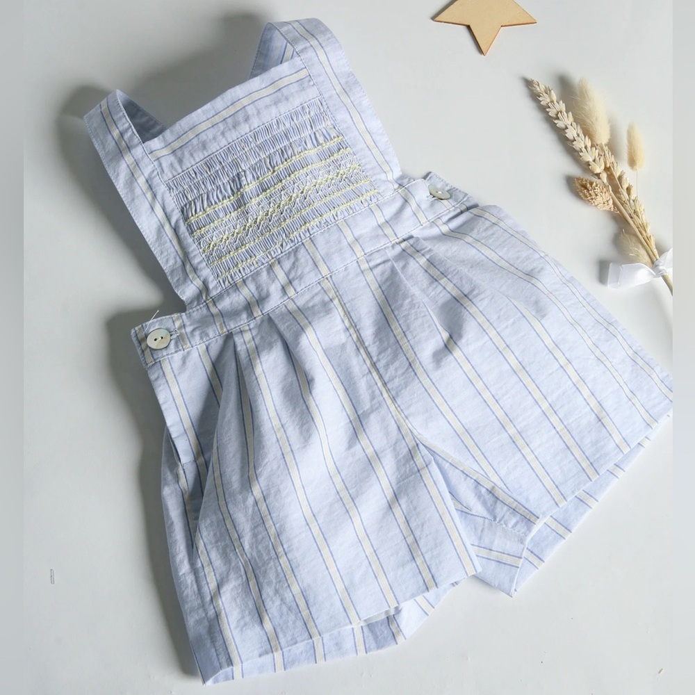 Fofettes stripped dungarees